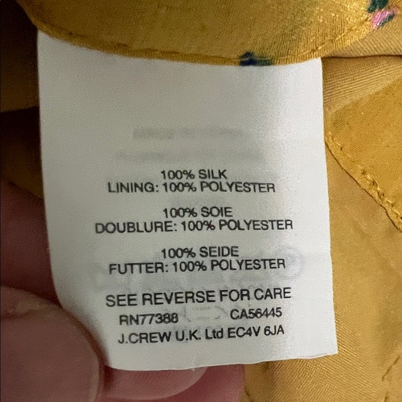 Madewell Skirt Women Size 8 Yellow Floral A-Line Skirt floral colorful - Picture 7 of 10